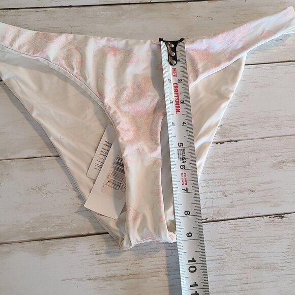 Dippin Daisys Seashore Pink Butterfly Bikini Bottom NEW Swim Beach Large - Picture 6 of 8